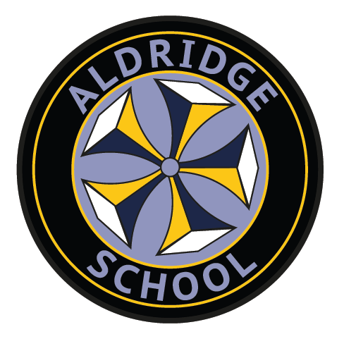 Aldridge School logo Aldridge School logo